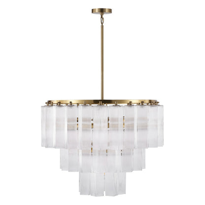 Safavieh - Kelcie Tiered Glass Chandelier / Clear / Gold - CTL1121A view 1