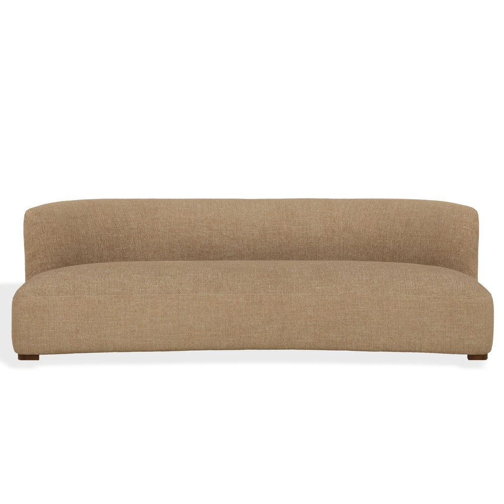 Safavieh - Kellibriana Chenille Sofa / Tan / Walnut - SFV7521A view 1