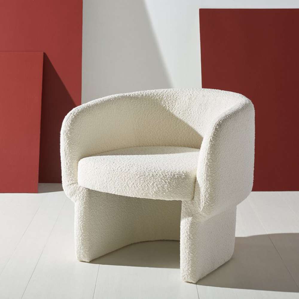 Safavieh - Couture - Kellyanne Modern Accent Chair - Ivory - SFV5023A veiw 3