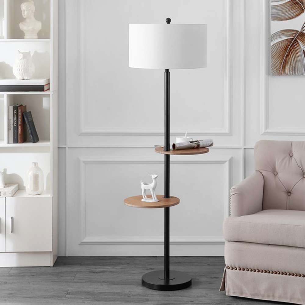 Safavieh - Kelsen Floor Lamp - Black - FLL4076A veiw 1
