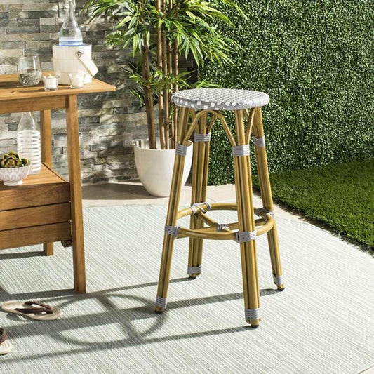 Safavieh - Kelsey Counter Stool - Grey - White - PAT4018B veiw 2