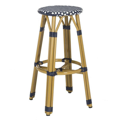 Safavieh - Kelsey Counter Stool - Navy - White - PAT4018A veiw 3