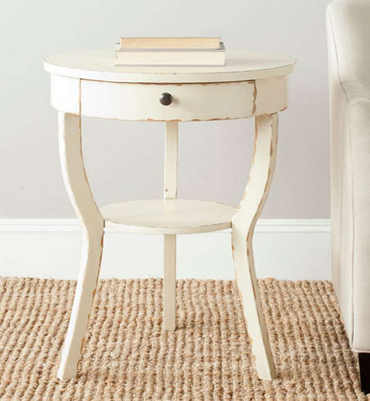Safavieh - Kendra End Table - Vintage Cream - AMH6620D veiw 2