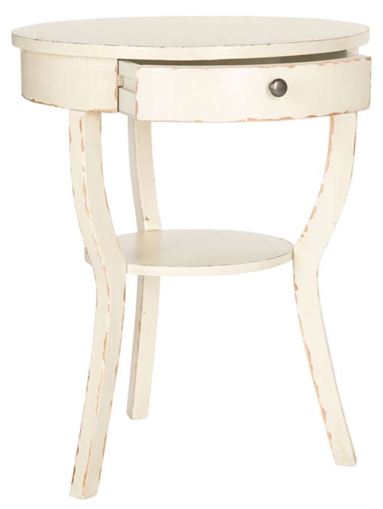 Safavieh - Kendra End Table - Vintage Cream - AMH6620D veiw 3