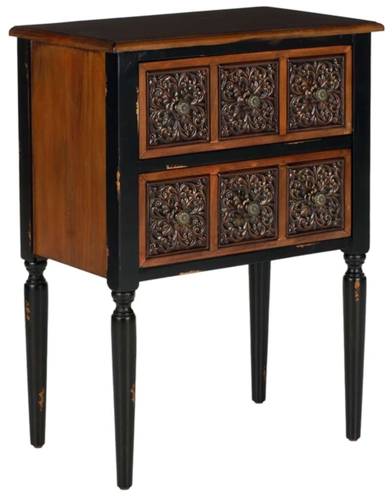 Safavieh - Kenneth Chairside Chest - Dark Brown - AMH4052A veiw 3