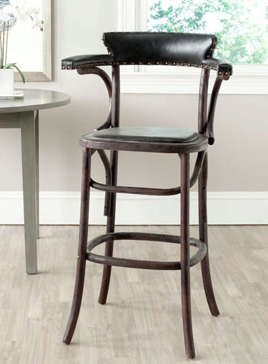 Safavieh - Kenny Barstool - Antique Black - MCR4687A veiw 2