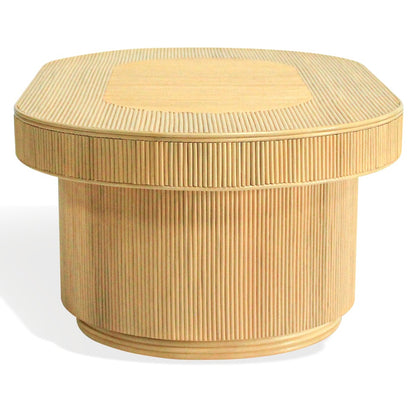 Safavieh - Kenzo Rattan Oval Coffee Table / Natural - CWK4007A view 3