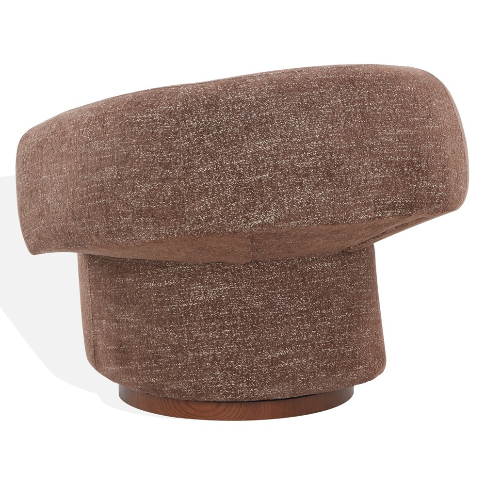 Safavieh - Kerriann Barrel Back Swivel Chair / Dark Brown - SFV4886B view 3
