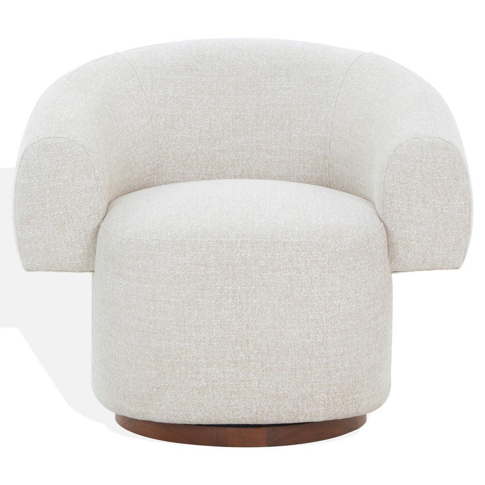 Safavieh - Kerriann Barrel Back Swivel Chair / Taupe - SFV4886A view 1