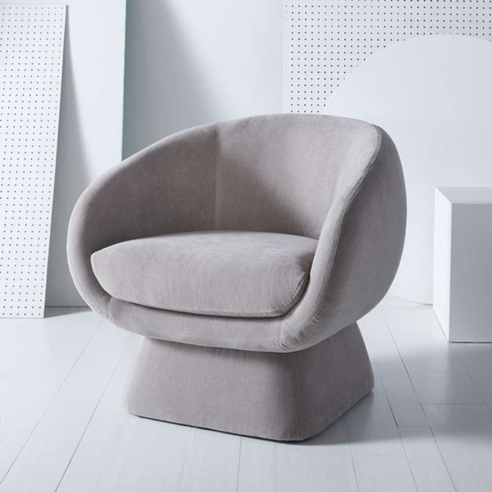 Safavieh - Couture - Kiana Modern Accent Chair - Grey - SFV4527C veiw 2