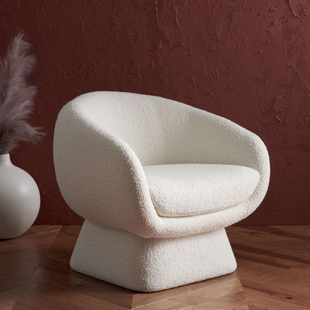 Safavieh - Couture - Kiana Modern Accent Chair - Ivory - SFV4527G veiw 3
