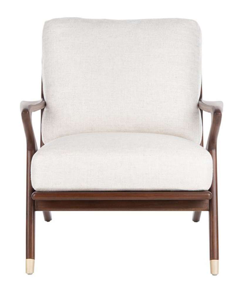 Safavieh - Couture - Killian Mid-Century Chair - Cream - SFV9015A veiw 1