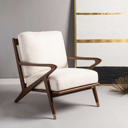 Safavieh - Couture - Killian Mid-Century Chair - Cream - SFV9015A veiw 2