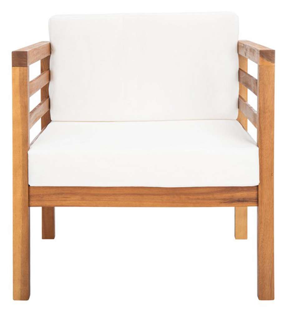 Safavieh - Kinnell Outdoor Armchair - Natural - Beige - PAT7301A veiw 1