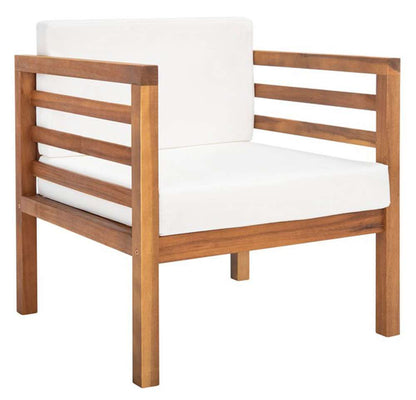 Safavieh - Kinnell Outdoor Armchair - Natural - Beige - PAT7301A veiw 4
