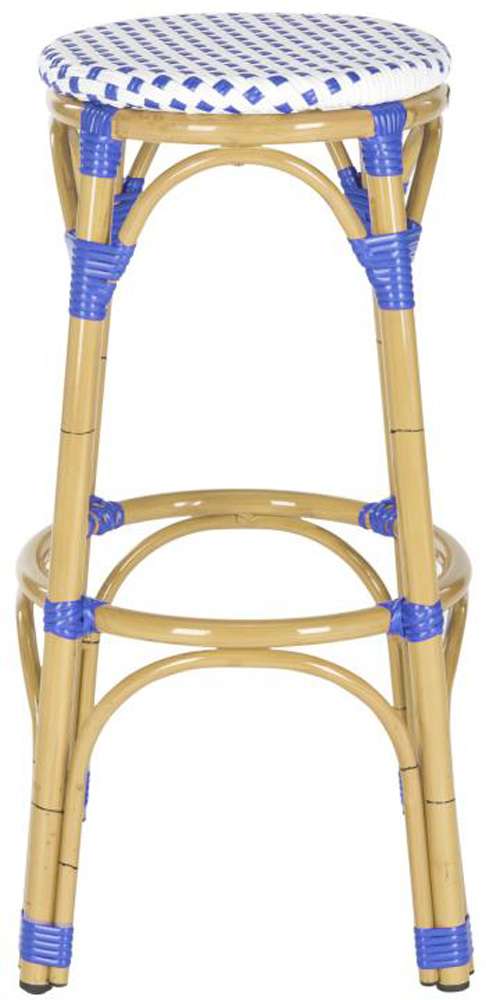 Safavieh - Kipnuk Barstool - Blue - White - FOX5211A veiw 1
