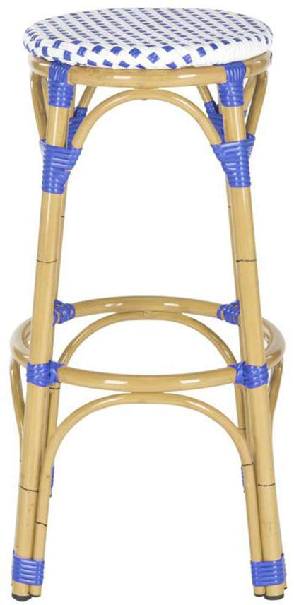Safavieh - Kipnuk Barstool - Blue - White - FOX5211A veiw 1