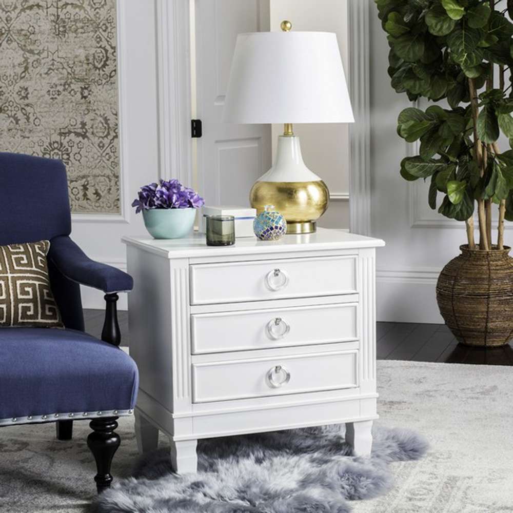 Safavieh - Kira Side Table - White - FOX6276A veiw 2