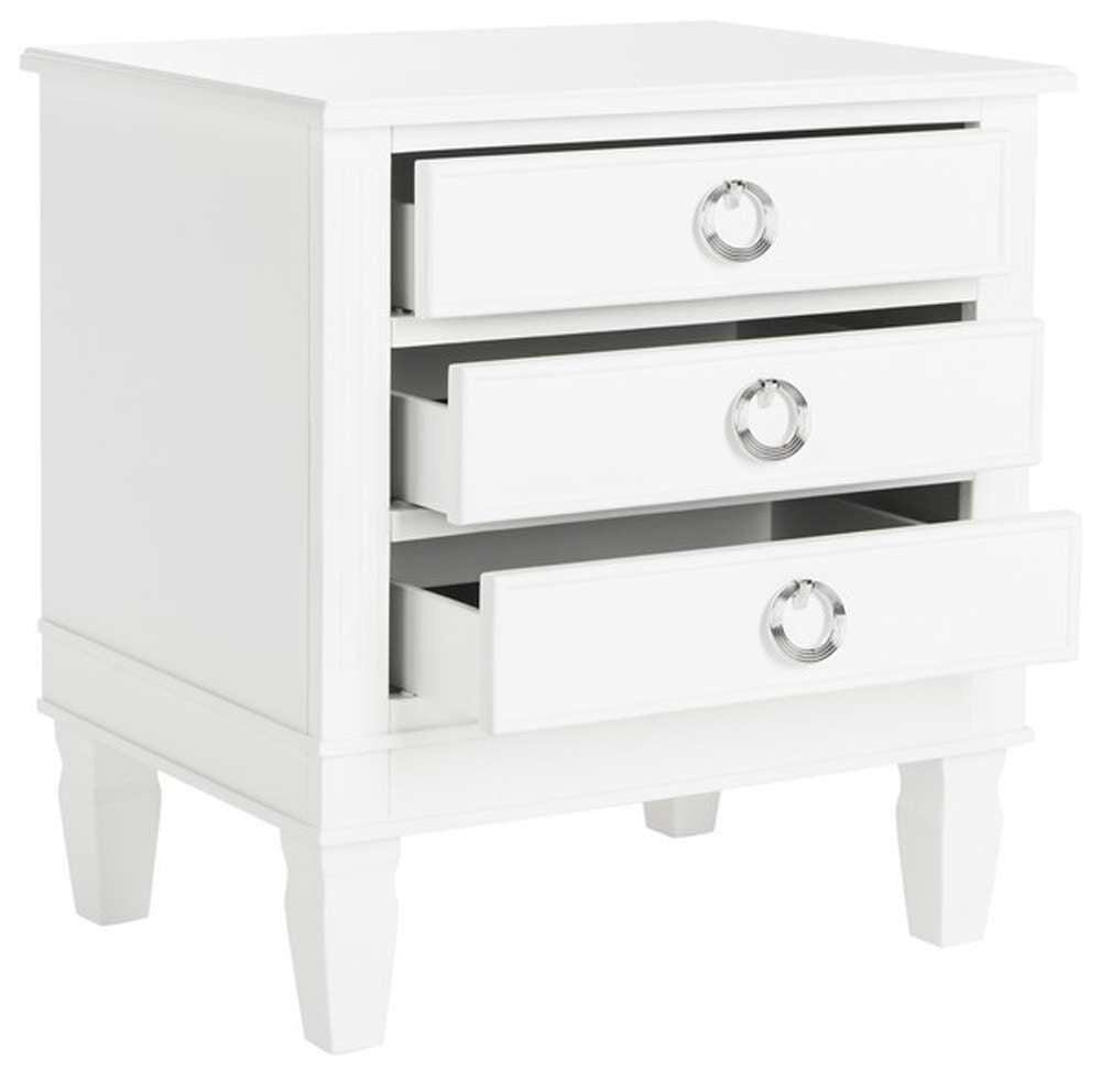Safavieh - Kira Side Table - White - FOX6276A veiw 3