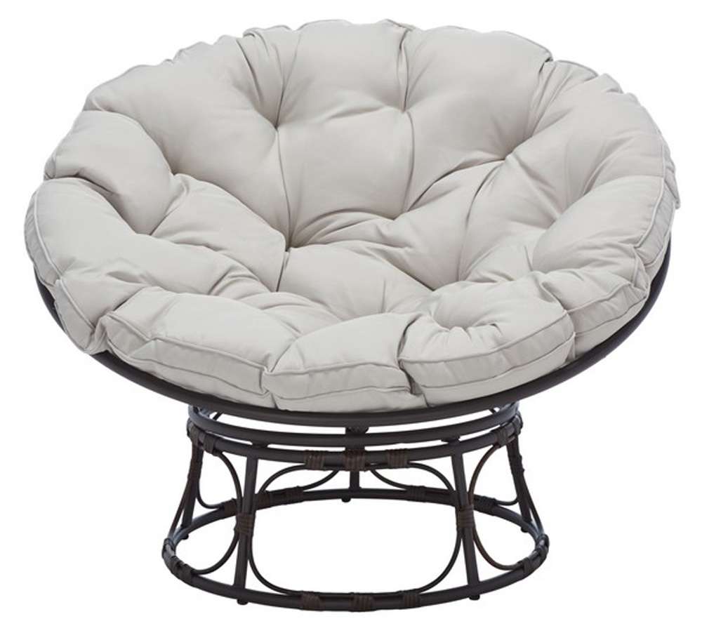 Safavieh - Kiraya Papasan Chair - Brown - Grey - PAT9041A veiw 1