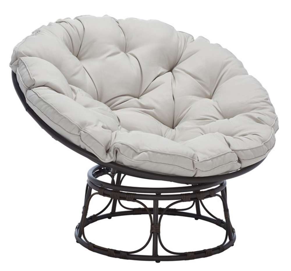 Safavieh - Kiraya Papasan Chair - Brown - Grey - PAT9041A veiw 3