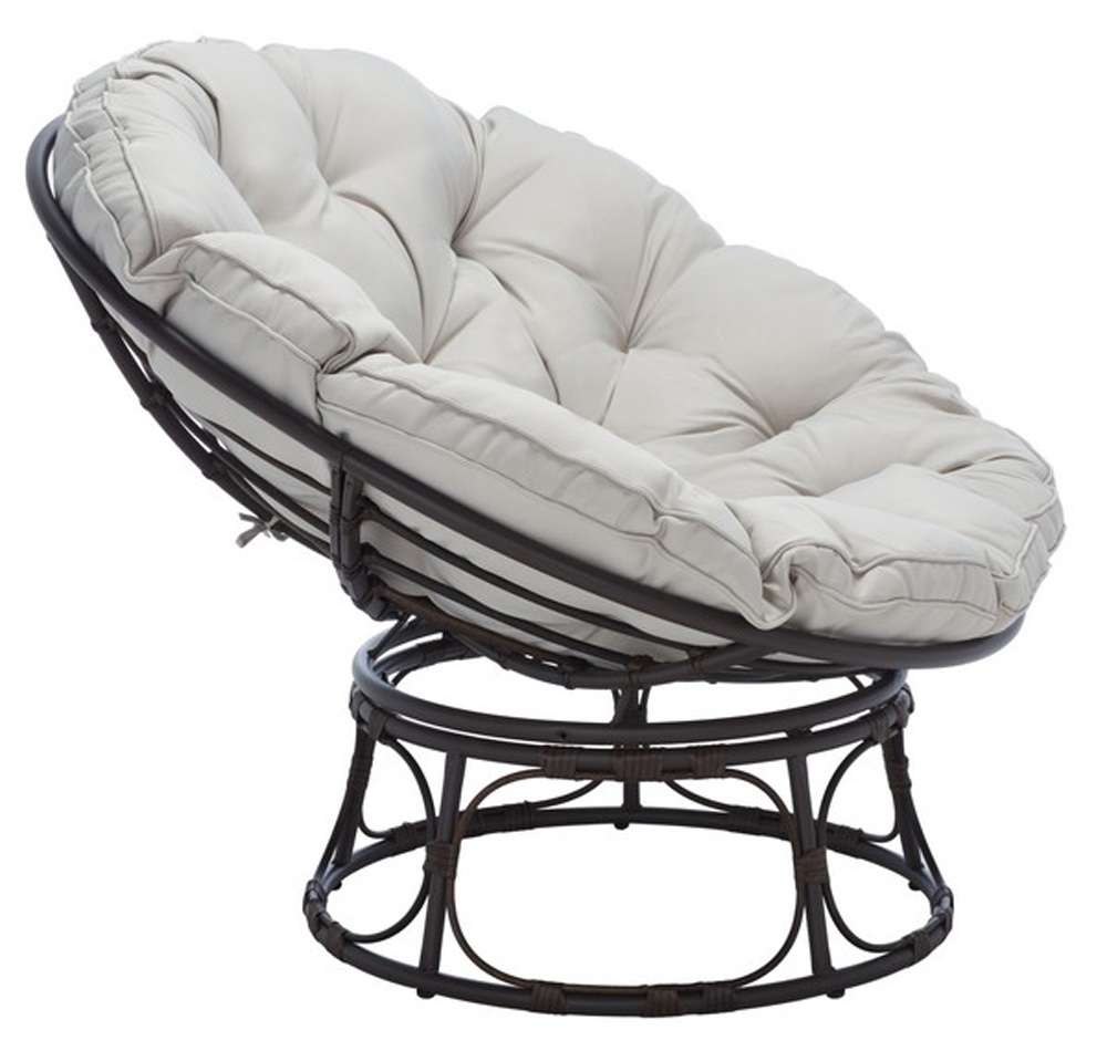 Safavieh - Kiraya Papasan Chair - Brown - Grey - PAT9041A veiw 4