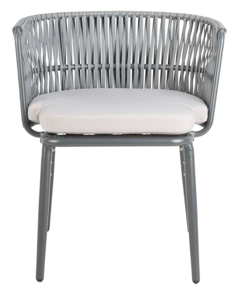 Safavieh - Kiyan Rope Chair - Grey  (Set of 2) - PAT4028A-SET2 veiw 1
