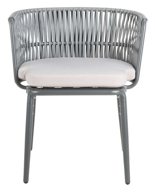 Safavieh - Kiyan Rope Chair - Grey  (Set of 2) - PAT4028A-SET2 veiw 1