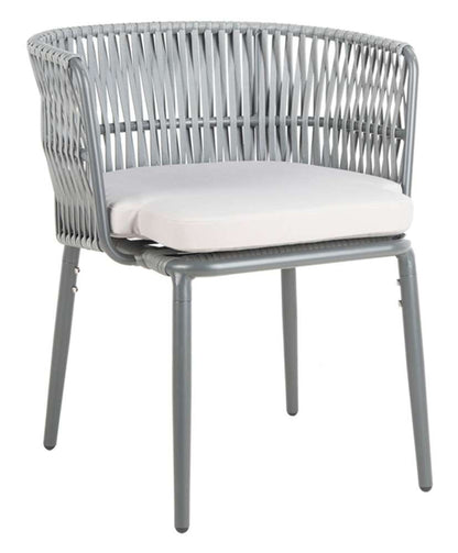Safavieh - Kiyan Rope Chair - Grey  (Set of 2) - PAT4028A-SET2 veiw 3