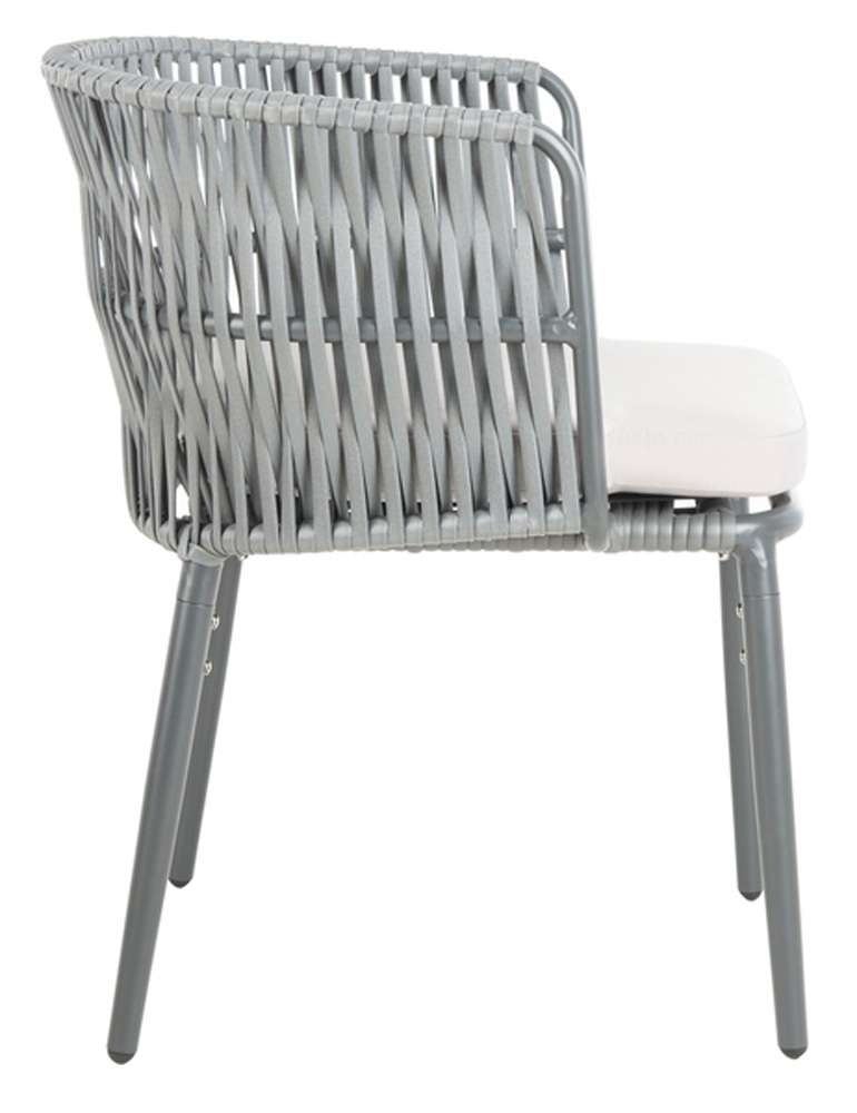 Safavieh - Kiyan Rope Chair - Grey  (Set of 2) - PAT4028A-SET2 veiw 4