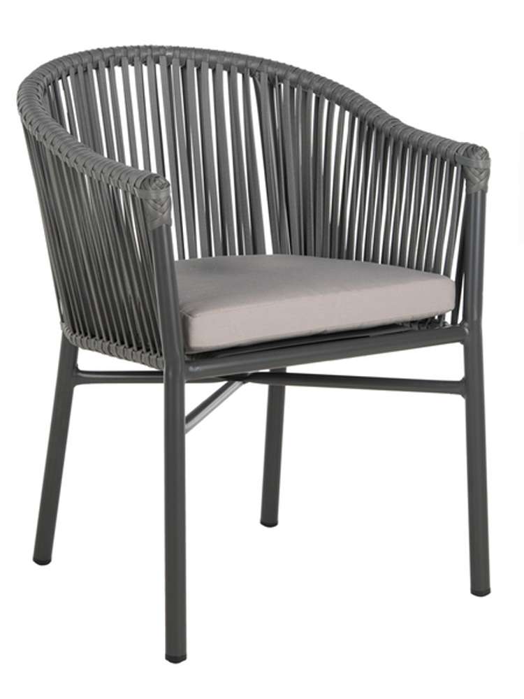 Safavieh - Kofi Rope Chair - Grey  (Set of 2) - PAT4025A-SET2 veiw 3