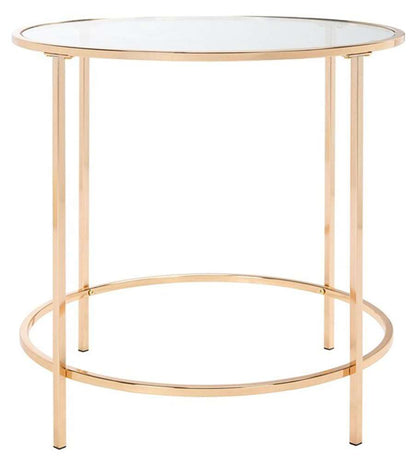 Safavieh - Kolby Round Side Table - Polished Gold  - ACC8004A veiw 1