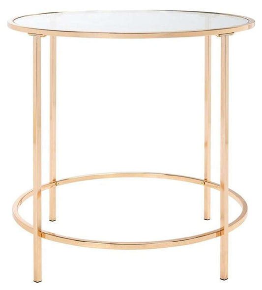 Safavieh - Kolby Round Side Table - Polished Gold  - ACC8004A veiw 1