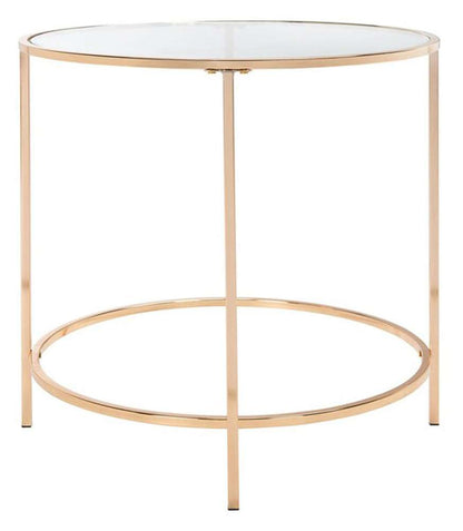 Safavieh - Kolby Round Side Table - Polished Gold  - ACC8004A veiw 3
