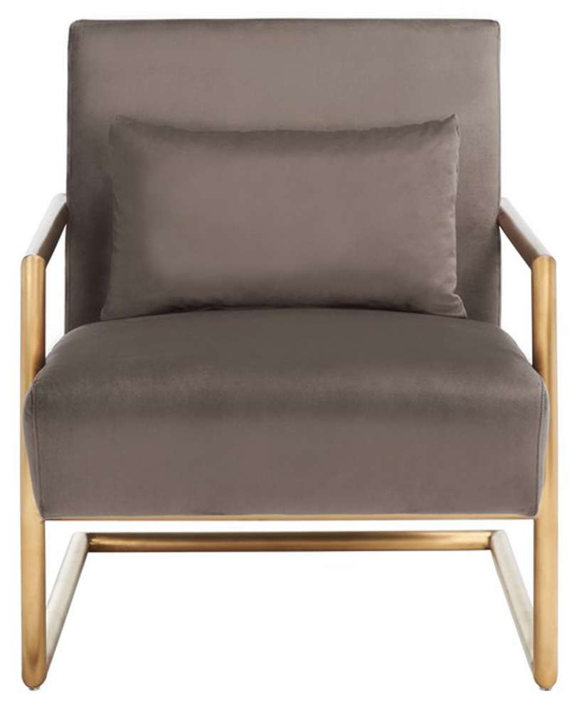 Safavieh - Konomi Arm Chair - Dark Taupe - ACH5204A veiw 1
