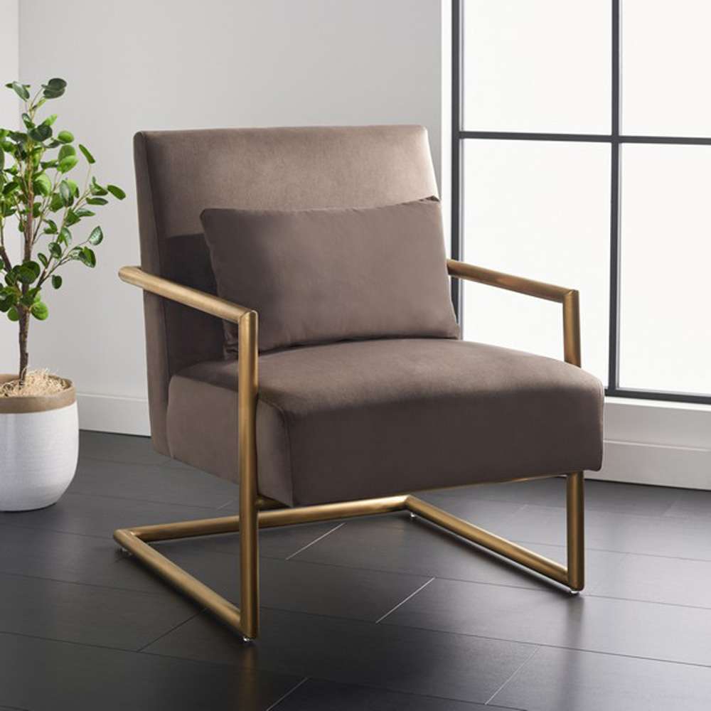 Safavieh - Konomi Arm Chair - Dark Taupe - ACH5204A veiw 2