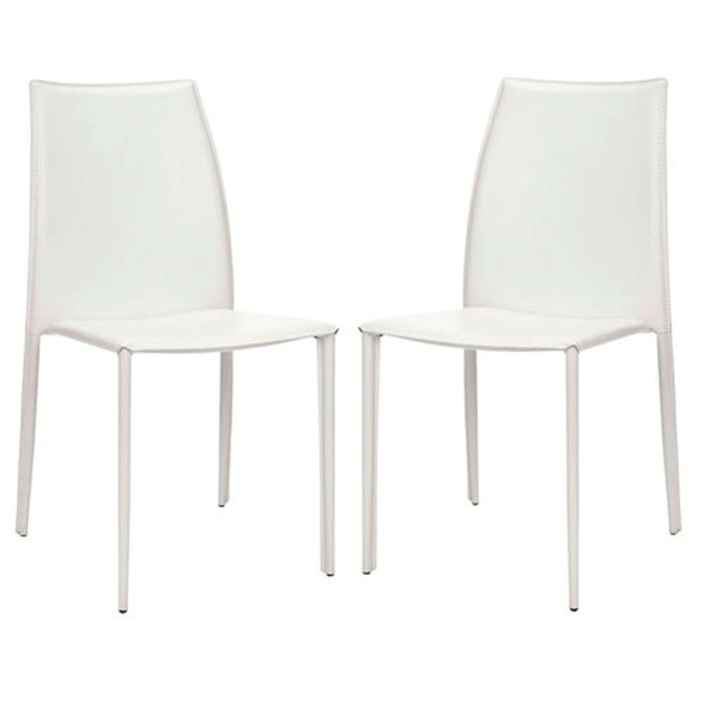 Safavieh - Korbin Side Chair - White  (Set of 2) - FOX2000A-SET2 veiw 1