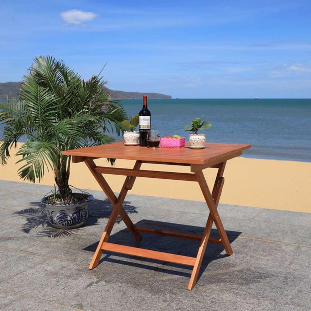 Safavieh - Kresler Folding Table - Natural - PAT7058A veiw 2