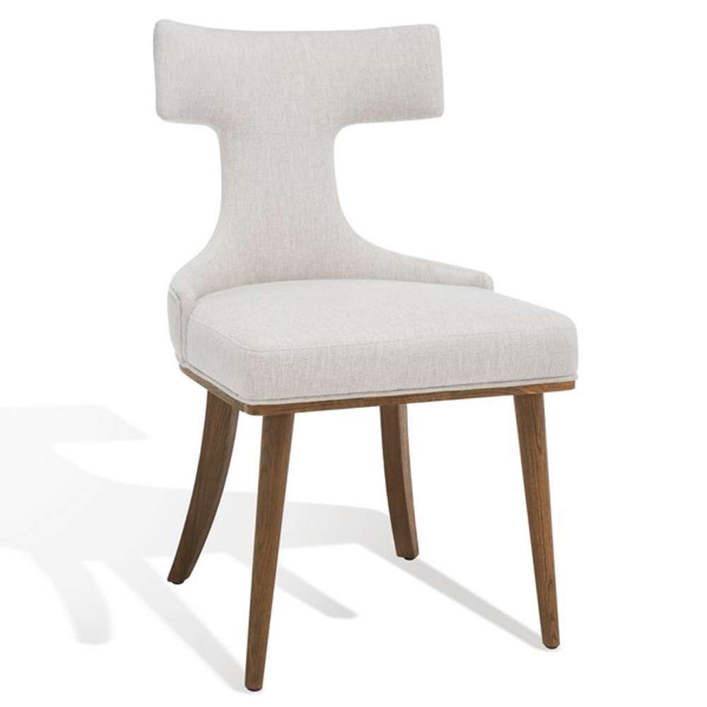 Safavieh - Couture - Krisalyn Linen Dining Chair - Taupe - SFV5028A veiw 4