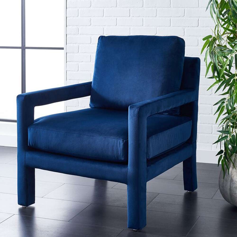 Safavieh - Kye Accent Chair - Navy - ACH1301A veiw 2