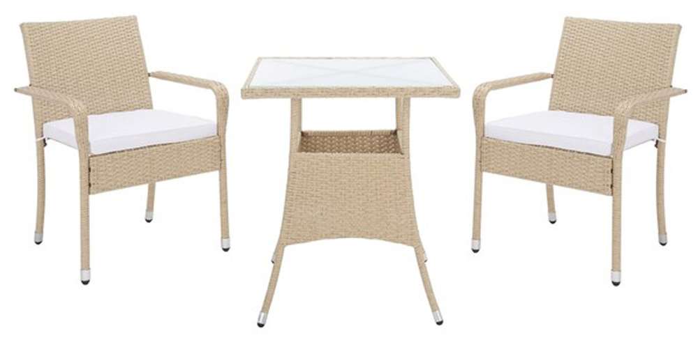 Safavieh - Laban Bistro Set - Beige - White - PAT7718B veiw 1