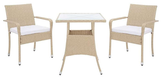 Safavieh - Laban Bistro Set - Beige - White - PAT7718B veiw 1