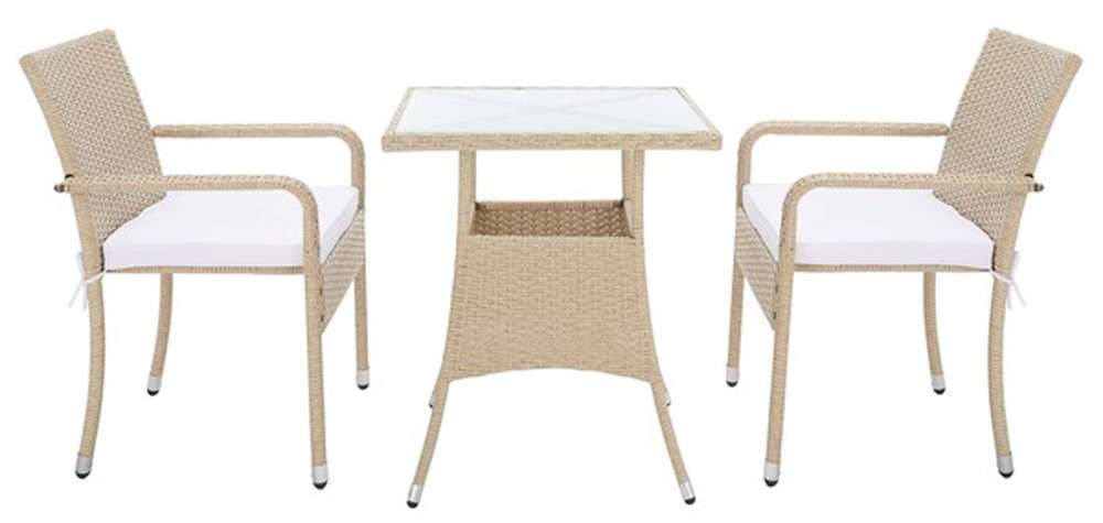 Safavieh - Laban Bistro Set - Beige - White - PAT7718B veiw 3