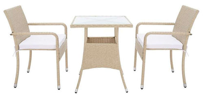 Safavieh - Laban Bistro Set - Beige - White - PAT7718B veiw 3