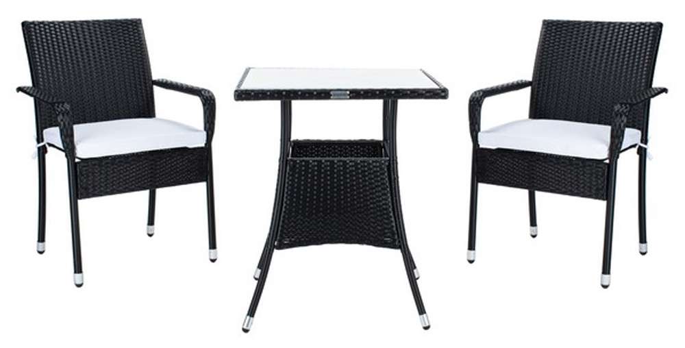 Safavieh - Laban Bistro Set - Black - White - PAT7718A veiw 1