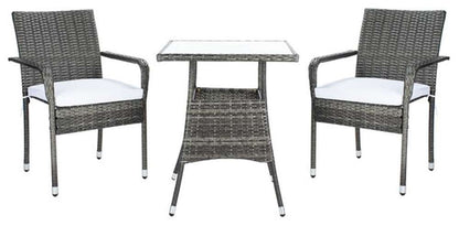 Safavieh - Laban Bistro Set - Grey Brown - White - PAT7718C veiw 1