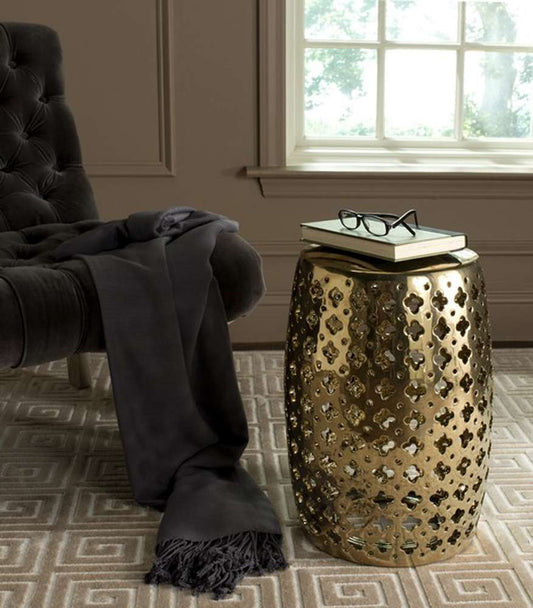 Safavieh - Lacey Garden Stool - Gold - ACS4531F veiw 1