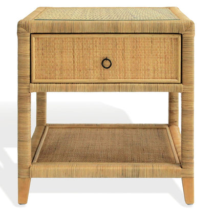 Safavieh - Lambert Rattan 1 Drawer Nightstand / Natural - CWK4006A view 1