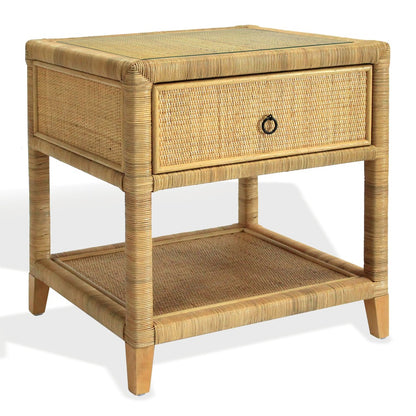 Safavieh - Lambert Rattan 1 Drawer Nightstand / Natural - CWK4006A view 2