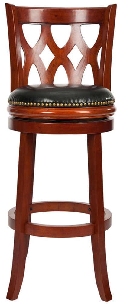 Safavieh - Lancaster Barstool - Cherry - Black - FOX7002A veiw 1